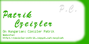 patrik czeizler business card